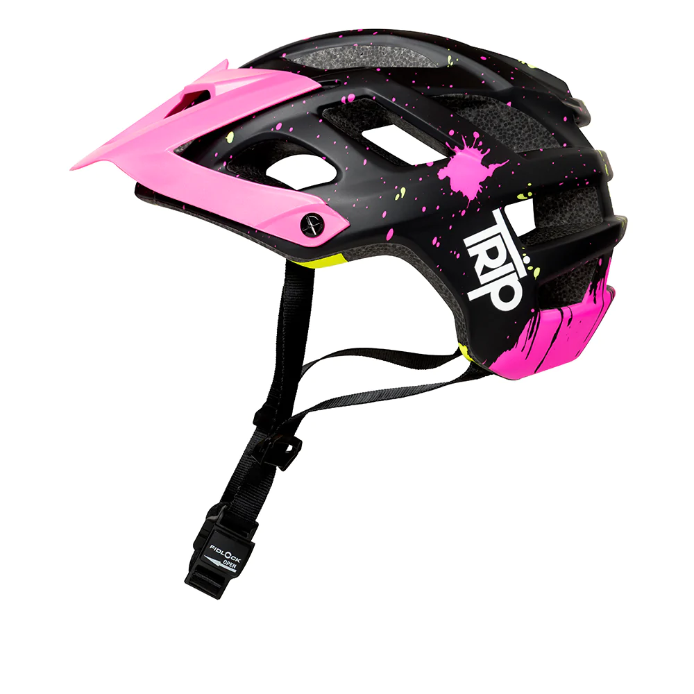Casco Enduro Euphoria Negro/Rosado - Image 3